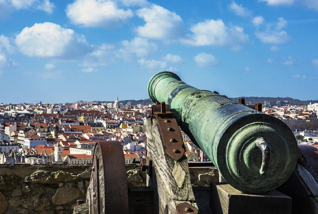 view from the Castelo de S. Jorge in Lisbon  