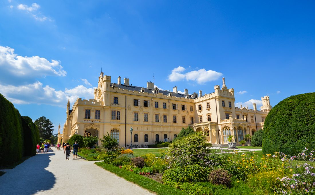 Lednice Chateau in South Moravia