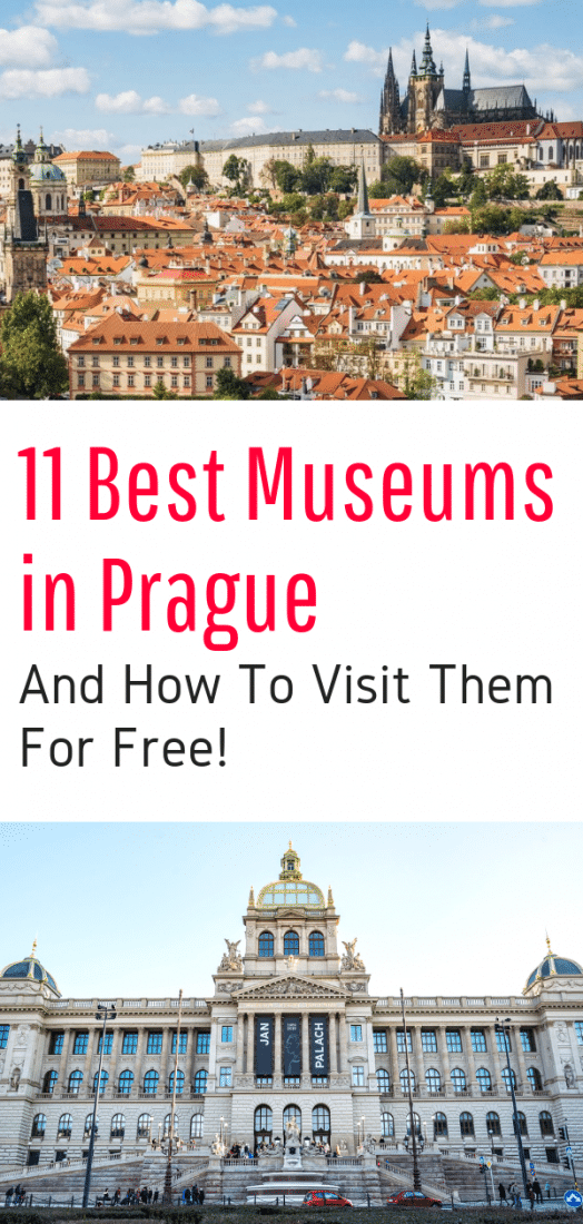 Best Museums in Prague - Looking for the top Prague museums? Then read this guide written by locals to add to your list of things to do in Prague and discover the best museums in Prague Czech Republic! Bonus: Budget travelers - find out how to visit them for FREE! #prague #museums #czechrepublic #travel #europeantravel #europe #budgettravel