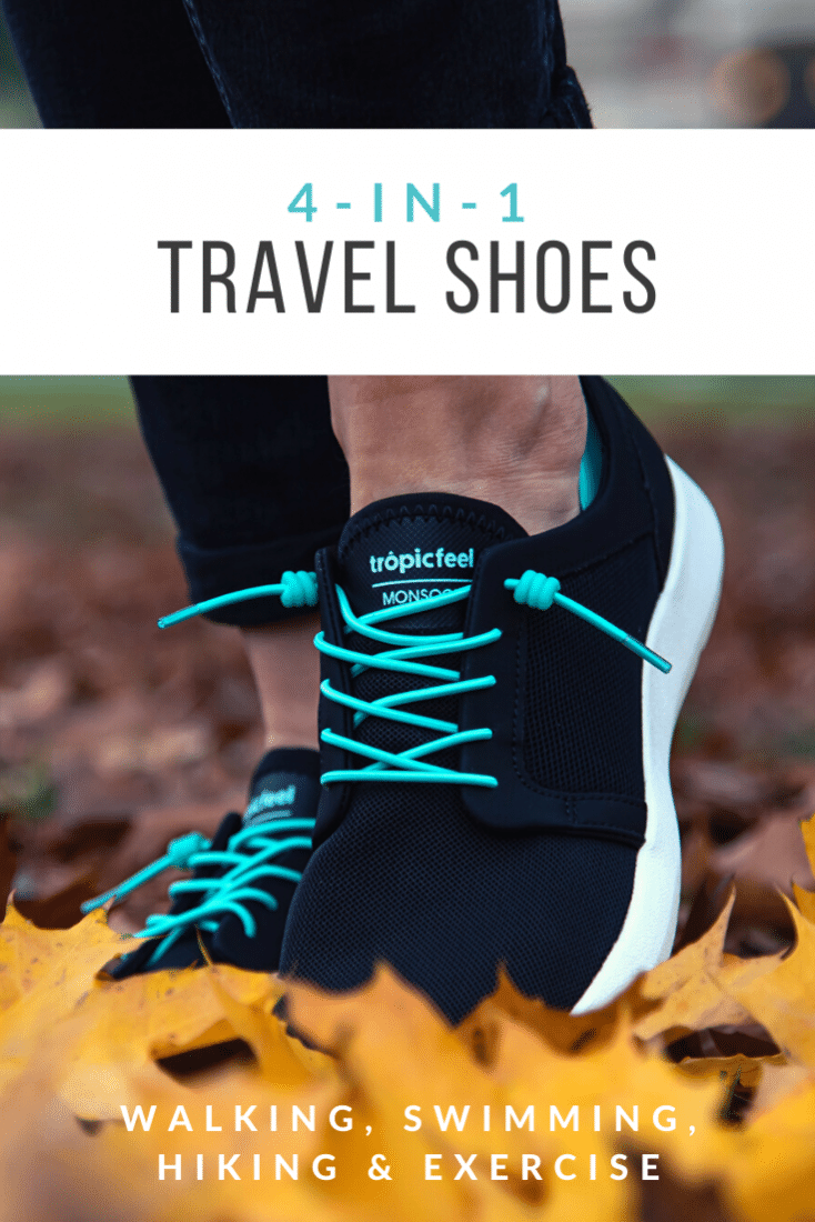 We've stepped foot on four different continents and over fifty different countries. So when we endorse a travel shoe for walking, we know what to look for. These awesome four in one travel shoes are perfect for walking, swimming, hiking, and exercise! Plus, they save loads of space and weight in your luggage! Check out our review!