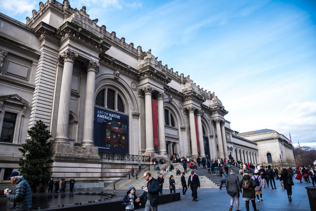 the exterior of the MET - best museums new york city