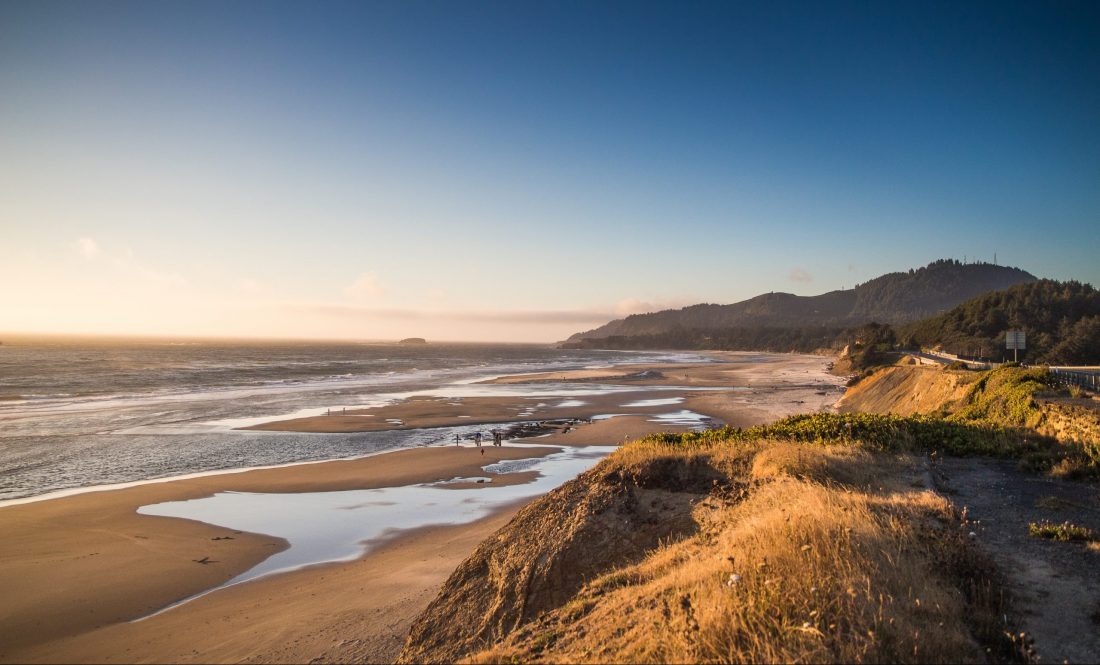 The Oregon Coast during golden hour